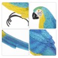 thumbnail image 6 of DEEPCRAFF Parrot Model Resin Blue 1Pcs 8.3x3.1x2.8in Balcony Decoration, 6 of 8