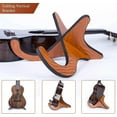 thumbnail image 4 of Ukulele Stand,Wooden Musical Instrument Stand Holder, Universal Portable Detachable, 4 of 5