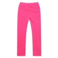 thumbnail image 2 of Richie House Girls' Solid Colored Pants with Elastic Waistband RH1562, 2 of 5