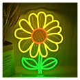 thumbnail image 1 of Letrero De Neón LED Con Diseño Girasol Para Cabecero Dormitorio, Balcón, Ambiente Fresco, Estilo Pastoral, Decoración Del Hogar 45x40cm, 1 of 5