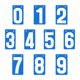 thumbnail image 1 of Mareador de puntaje Sports SporeToard, Números 0-9, tarjetas de flip de puntaje manual, puntaje de fútbol con tarjetas de número de fútbol tenis bola azul, 1 of 8