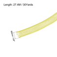 thumbnail image 2 of Unique Bargains 30 Yards Mesh Tube 3/8 Inch Decor Tubing Flex for Wreath,DIY Craft Light Yellow, 2 of 7