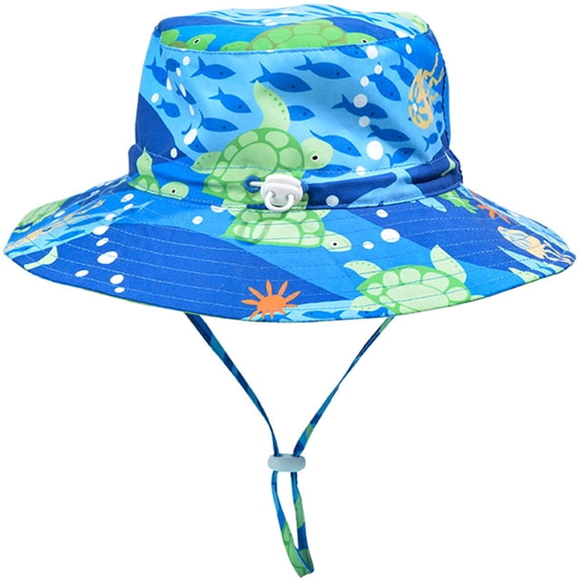 Chapeau de Soleil pour Enfants avec UPF 50+ Chapeau Bob d'Été pour l'Extérieur à Bord, Chapeau de Protection