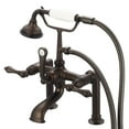 thumbnail image 2 of Water Creation Vintage Classic Double Handle Deck Mount Tub Faucet, 2 of 5