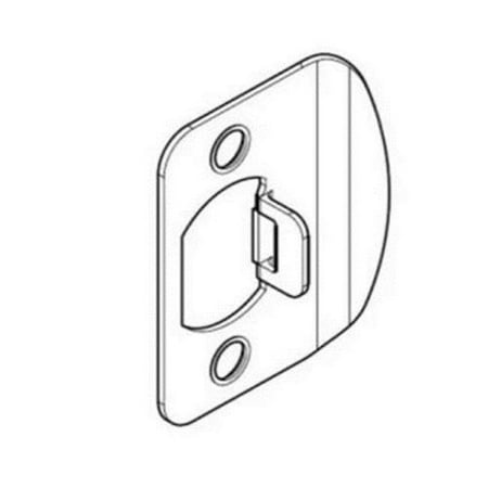 - Baldwin Reserve 8BR0701001 Single Cylinder Handleset Thick Door Kit Lifetime Brass Finish