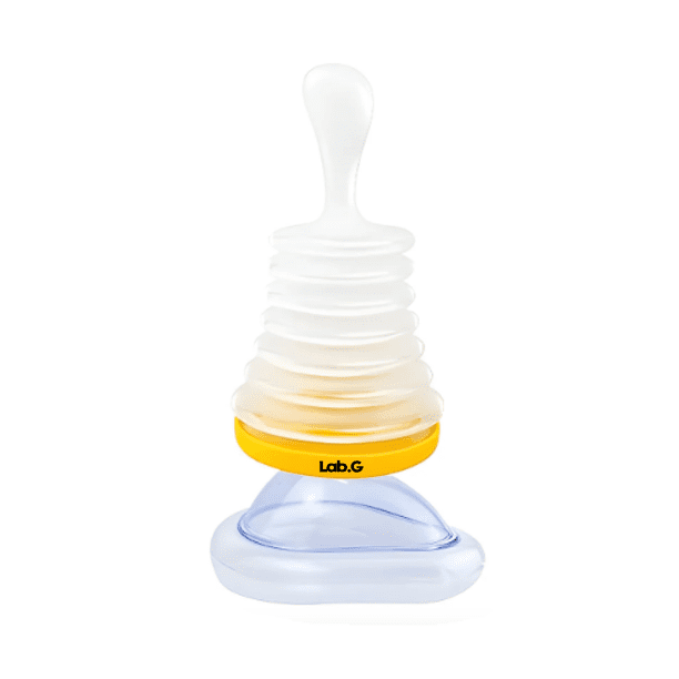 Aspirador Nasal Manual Para Bebés, Extractor De Mocos Transparente Lab.G Amarillo