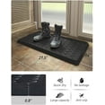 thumbnail image 2 of Boot-Tray Heavy Duty Rubber Mat with Lip Waterproof Shoe Mat Tray for Entryway Indoor Outdoor Multi Use Catch All Trays Entryway Shoe Storage 16x27.5 Inches, 2 of 6