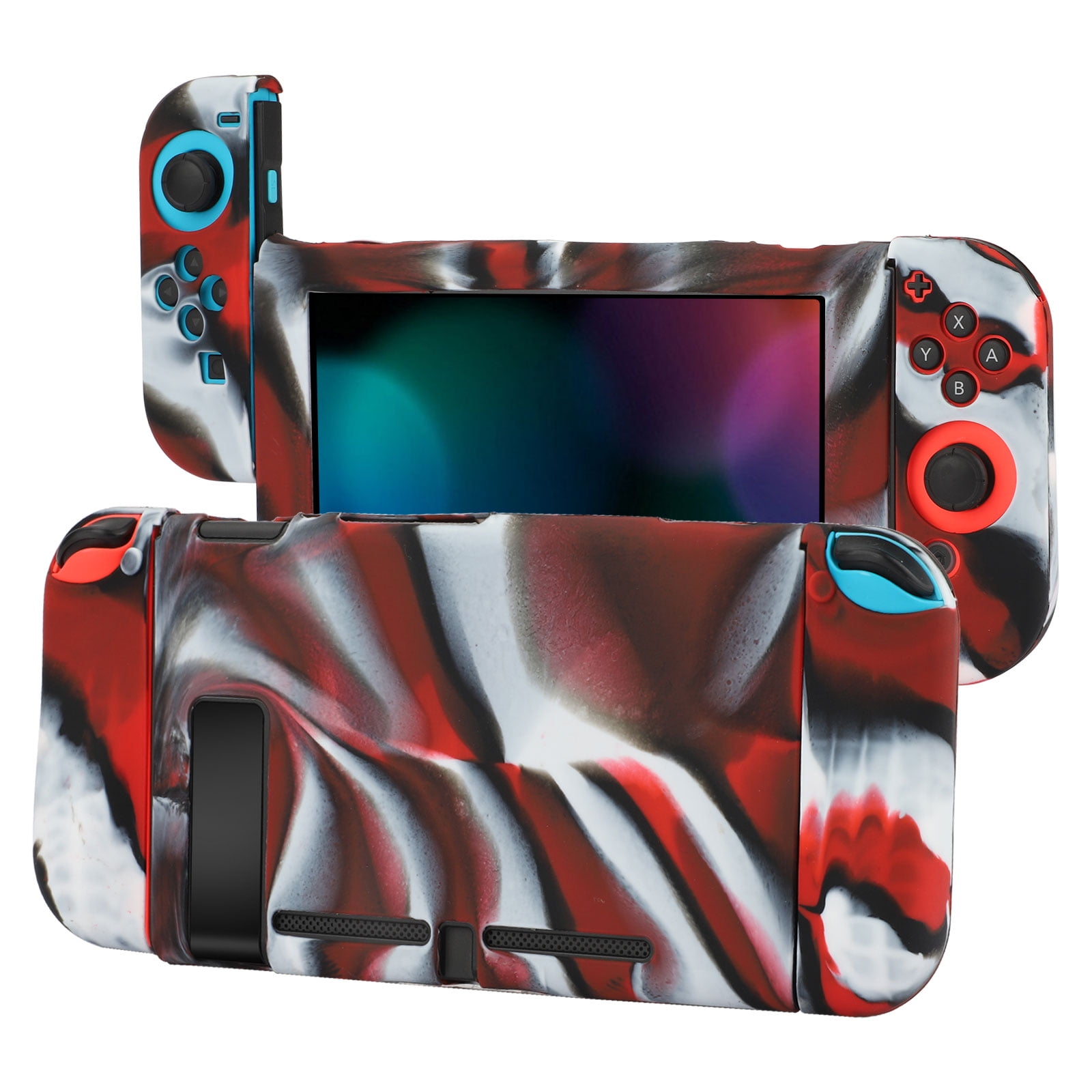 Silicon Grip Case for Nintendo Switch, Protective Cover Case with Anti
