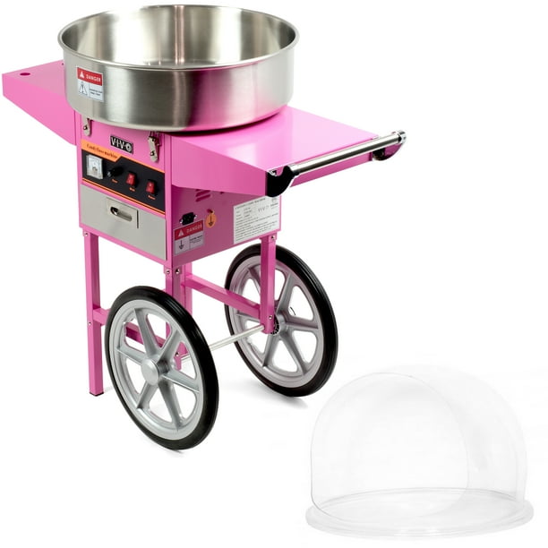 VIVO Pink Electric Commercial Cotton Candy Machine / Candy Floss Maker