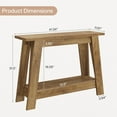 thumbnail image 7 of Tribesigns 41.3" Farmhouse Console Table, 2-Tier Wooden Entryway Table with Storage, 7 of 7