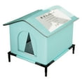thumbnail image 7 of Warmth Cats House Waterproof and Cold Prevent Nest for Strays Cats Great for Outdoor Garden Yard Patios Use Shelter Supply, 7 of 7