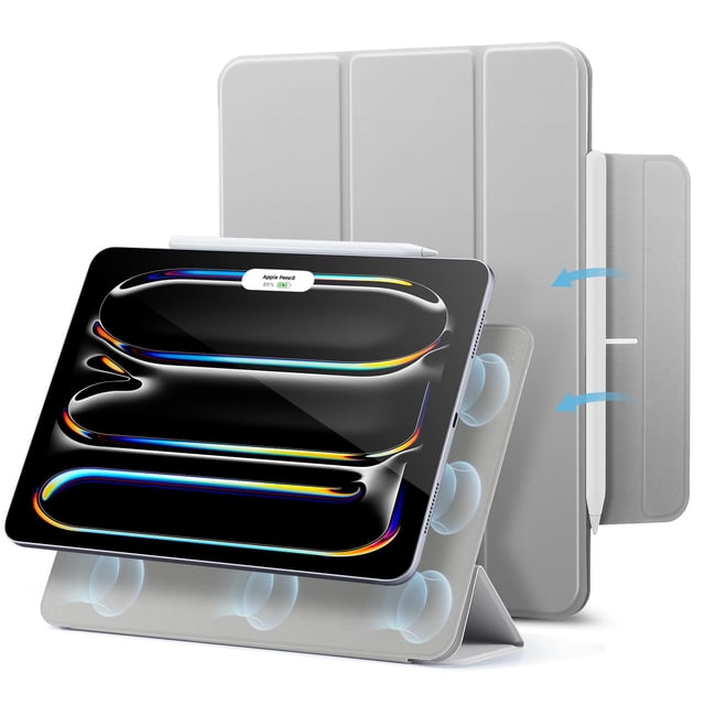 Funda ESR Rebound Series para iPad Pro de 13 pulgadas (2024), color gris