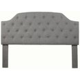 thumbnail image 1 of Home Gear Freda Contemporary Fabric Tufted Queen Panel Headboard in Slate, 1 of 2