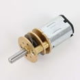 thumbnail image 3 of Eigraketly DIY para caja de seguridad de cortina de ventana baja 2 terminales motorreductor eléctrico eje salida DC 12V Artesanía 12V 120RPM, 3 of 6