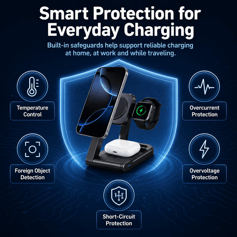 NIUTA 3-in-1 Wireless Charging Station for Apple Devices photo 7