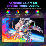 KTC 24 Inch Computer Monitor, 1080p IPS Office Gaming Monitor, Adaptive-Sync, 144Hz, HDMI & DP Port, 1500:1 Contrast Ratio, Blue Light Filter, Tilt Adjustable, H24B9S