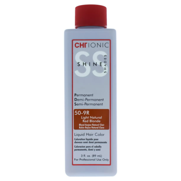 Ionic Shine Nuances Couleur Liquide des Cheveux - 50-9R Lumière Naturelle Rouge Blonde par CHI pour Unisexe - 3 oz Cheveux