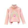 thumbnail image 2 of Bnwani Girls Sweatshirt Cotton Long Sleeve Thick Thin Sweatshirt Hearts Printed Tops Pullover, 2 of 3