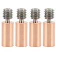 thumbnail image 2 of 4pcs 3D Printer All Metal Heatbreak, Replacement Copper Alloy Extruder Throat Tube for 3D Printer Accessories., 2 of 8