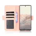 thumbnail image 3 of Case for Google Pixel 6 Pro Cover Adjustable Detachable Card Holder Magnetic closure Leather Wallet Case - Pink, 3 of 5