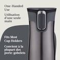thumbnail image 4 of Contigo West Loop 2.0 Stainless Steel Travel Mug with Spill-Proof Lid, Vacuum-Insulated Reusable Cup Coffee and Tea, 20 oz (591 mL), Gunmetal - Keeps Drinks Hot up to 7 Hours, 4 of 5