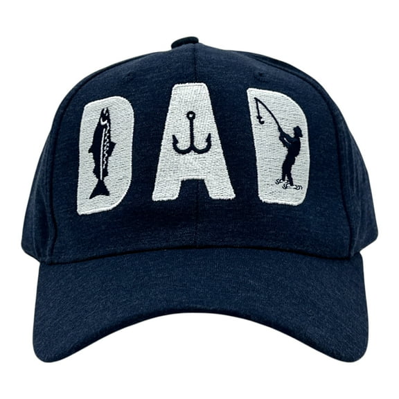 Dad Fishing Hat Funny Sarcastic Fathers Day Gift Graphic Novelty Cap