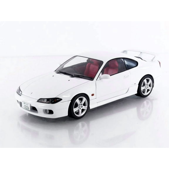 1999 Nissan Silvia (S15) Spec-R Aero RHD (Right Hand Drive) Aspen White 1/18 Diecast Model Car by Solido