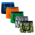thumbnail image 1 of 5pcs/set Boys Dinosaur Boxer Briefs, 1 of 6