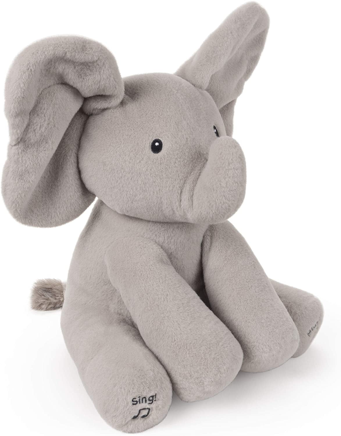Details about   Baby Gund Flappy the Elephant Sing & Play Animated Stuffed Animal Plush 12"