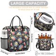 thumbnail image 5 of Pioneer Flower Floral Print Pattern Insulated Leakproof Lunch Box for Women, Large Lunch Bag for Tween Teen Adult, Loncheras Para Mujer for Work Beach Travel Picnic Camping, 5 of 6