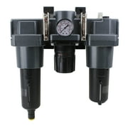 EXELAIR™ by Milton FRL (High Flow) Air Filter, Regulator, and Lubricator System - 3/4" NPT - Metal Bowl, Automatic Float (EX55FRL40A-06M)