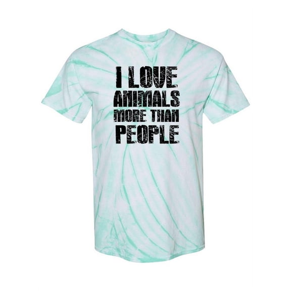 Love Animals More! Tie-Dye Cyclone Men -Smartprints Designs, Male Medium