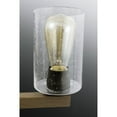 thumbnail image 2 of Progress Lighting Barnes Mill 1-Light Bath & Vanity Fixture, Antique Bronze, Clear Seeded Glass Shade, 2 of 8