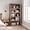 Brown, variant on TacleeKii 3 Tier Farmhouse Book Case, 39.9 in Tall Open Display Bookshelf for Home Office, Cherry