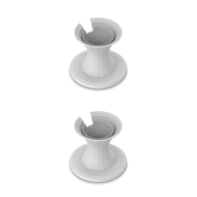 Methold Estante de altavoz Soporte de altavoz práctico Soporte de sonido de resistente al desgaste simple y versátil para tienda de Blanco 2piezas