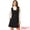 Black, variant on Women's Corduroy Button Down Pinafore Overall Dress S Brown