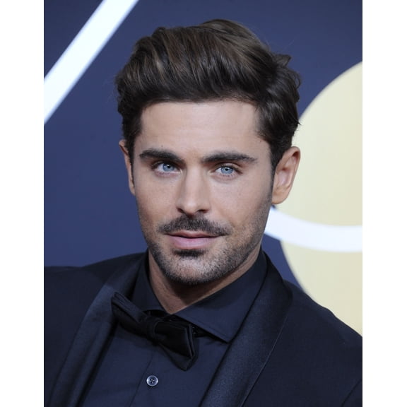 Zac Efron At Arrivals For 75Th Annual Golden Globe Awards - Arrivals, The Beverly Hilton Hotel, Beverly Hills, Ca January 7, 2018. Photo By Dee CerconeEverett Collection Celebrity (8 x 10)
