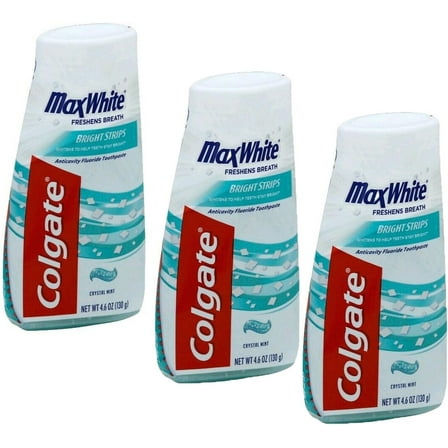 Colgate Max White Liquid Whitening Toothpaste, Mint - 4.6 oz