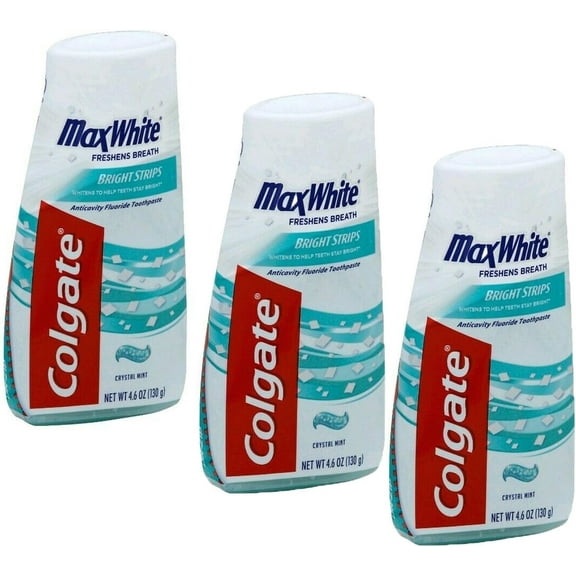 Colgate Max White Liquid Whitening Toothpaste, Mint - 4.6 oz