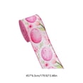 thumbnail image 3 of SIYTUAU 4.5 Yard Easter Egg Bunny Pattern Polyester Ribbon Spring Color For Diy Craft Gift Wrapping Wreath Making, 3 of 7