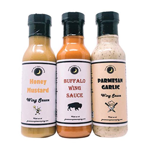Chicken Wing Sauce Variety 3 Pack Honey Mustard Chicken Wing Sauce