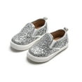 thumbnail image 1 of Toddler/Little Girls Running Shoes Fashion Kids Sneakers Lightweight Princess Children’s Casual Shoes Lovely Girls Glitter Board Shoes, 1 of 5