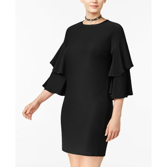 green emerald velvet dress Johannah Off Shoulder Long Sleeve Knit Mini Dress | Gold | Womens