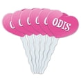 thumbnail image 1 of Odis Heart Love Cupcake Picks Toppers - Set of 6, 1 of 1