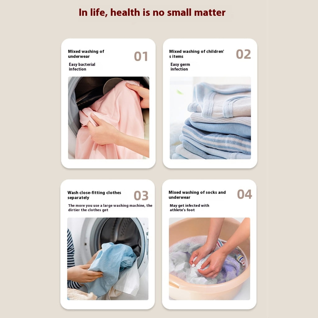 Travel Washer Rechargeable 4000mAh Battery Washer Underwear Cleaner Underwear