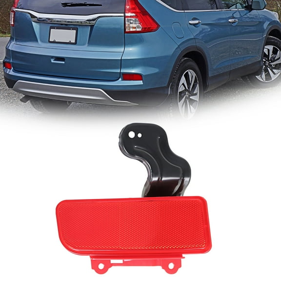 Genrics Rear Reflector Bumper Light 33505-T1W-A01 Right Passenger Side Replacement for 2015 2016 Honda CRV