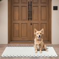 thumbnail image 4 of Bohemian Retro Floral Non-Slip Entryway Door Mat,Boho Indoor Decor Durable Low Plush Door Mat,Washable Welcome Rug for Patio Hallway Home Decor 16x47 Inches, 4 of 7