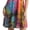 Pink / Blue / Yellow, variant on Women's Sleeveless Loose Watercolor Dresses T Shirt Tank Casual Short Dress with Pockets