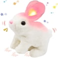 thumbnail image 1 of Juguete de conejito de peluche Hopearl Hopping Rabbit con orejas LED para niños, 1 of 7