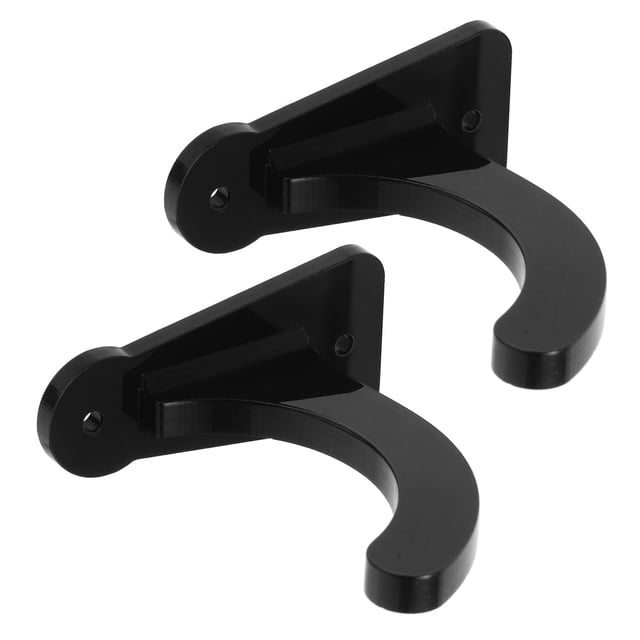 FONWILYO 1Pair Transparent Baseball Bat Display Rack Acrylic Wall Mount for Showing and Storing Bats